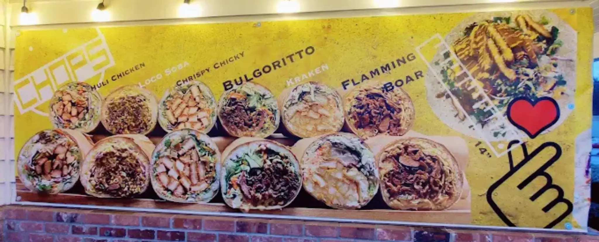 Chops Lynnwood Menu Banner